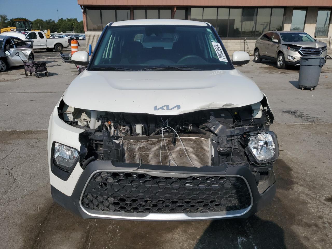 2022 KIA Soul VIN KNDJ23AU0N7832793 Copart auction photo, front end damage thumbnail 5