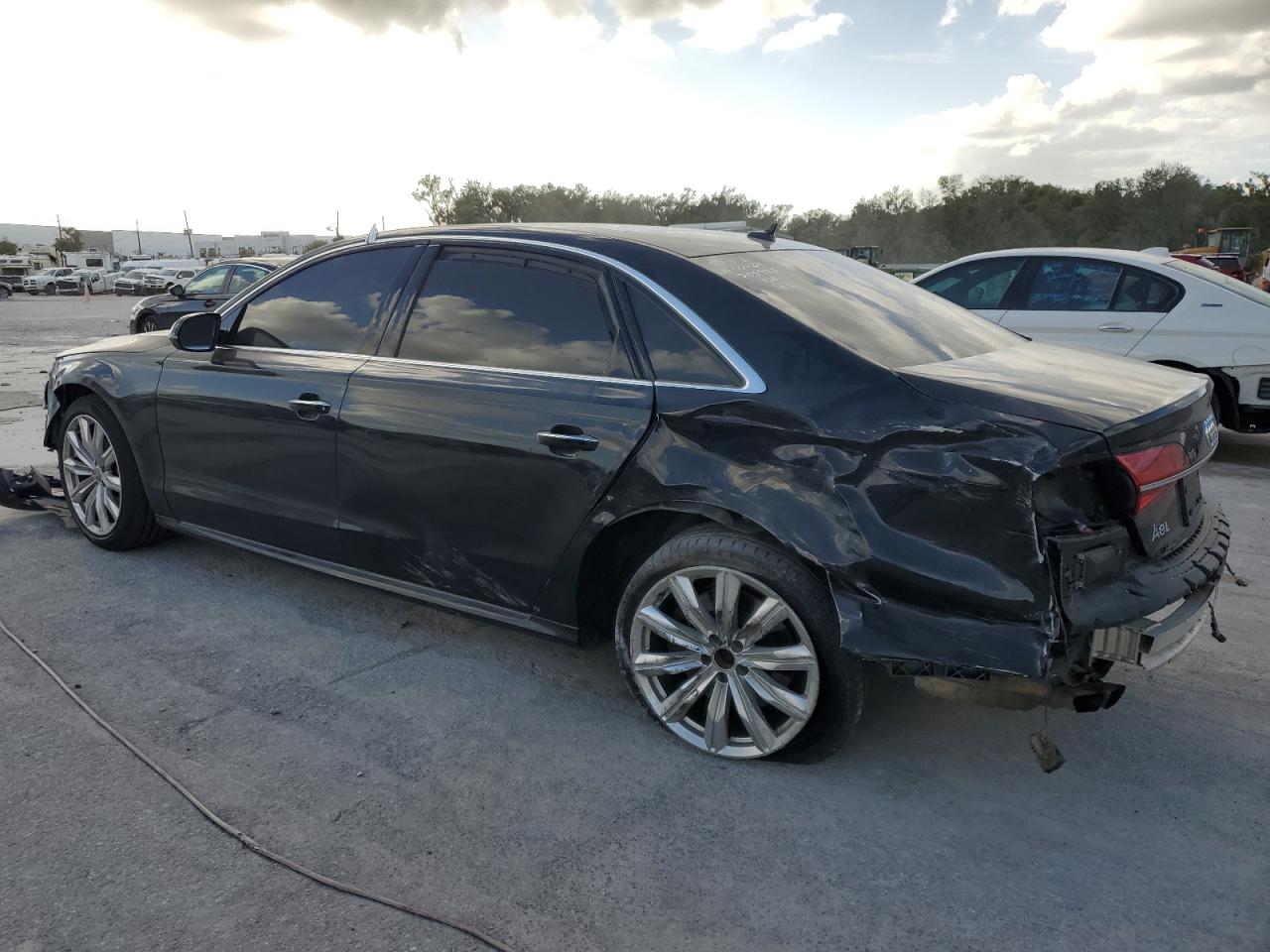 2017 Audi A8 VIN WAU44AFD1HN012059 Copart auction photo, all over damage thumbnail 2
