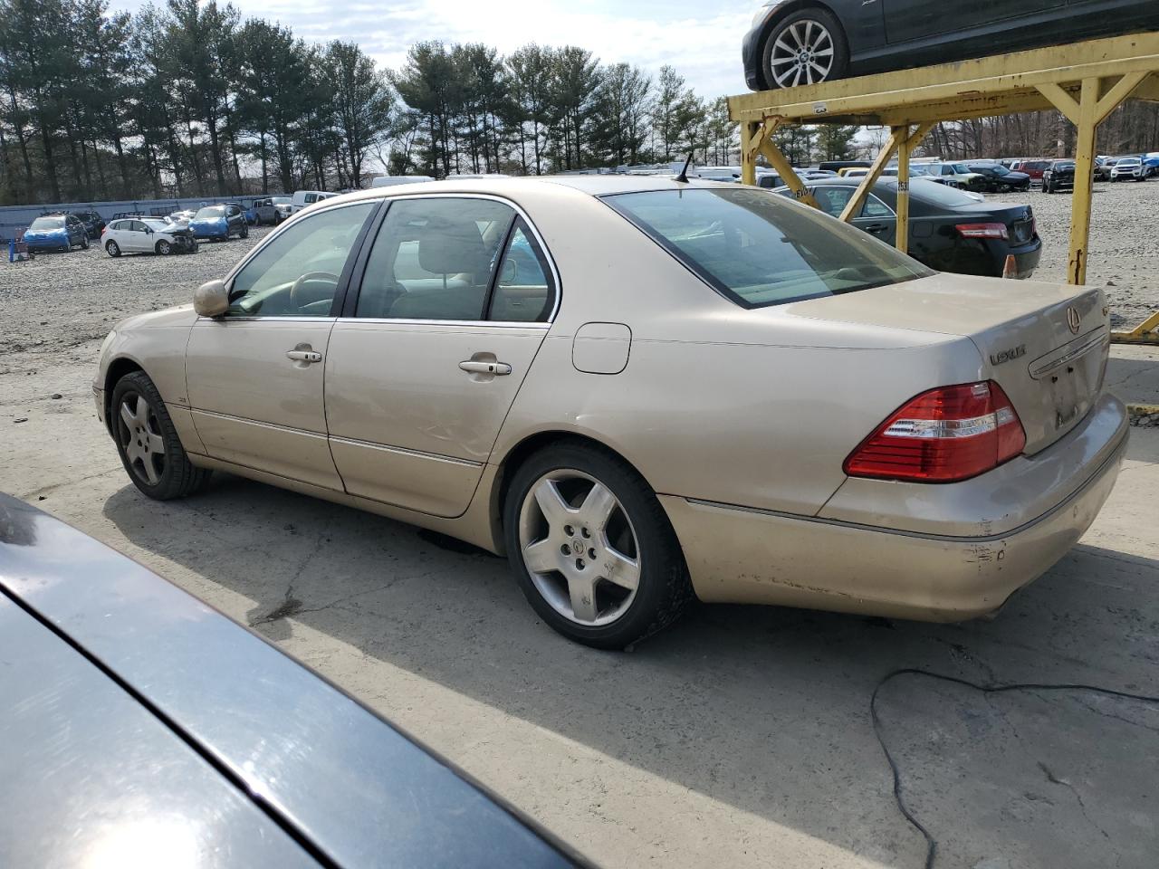 2004 Lexus LS VIN JTHBN36F140162697 Copart auction photo, undercarriage / minor dent/scratches damage thumbnail 2