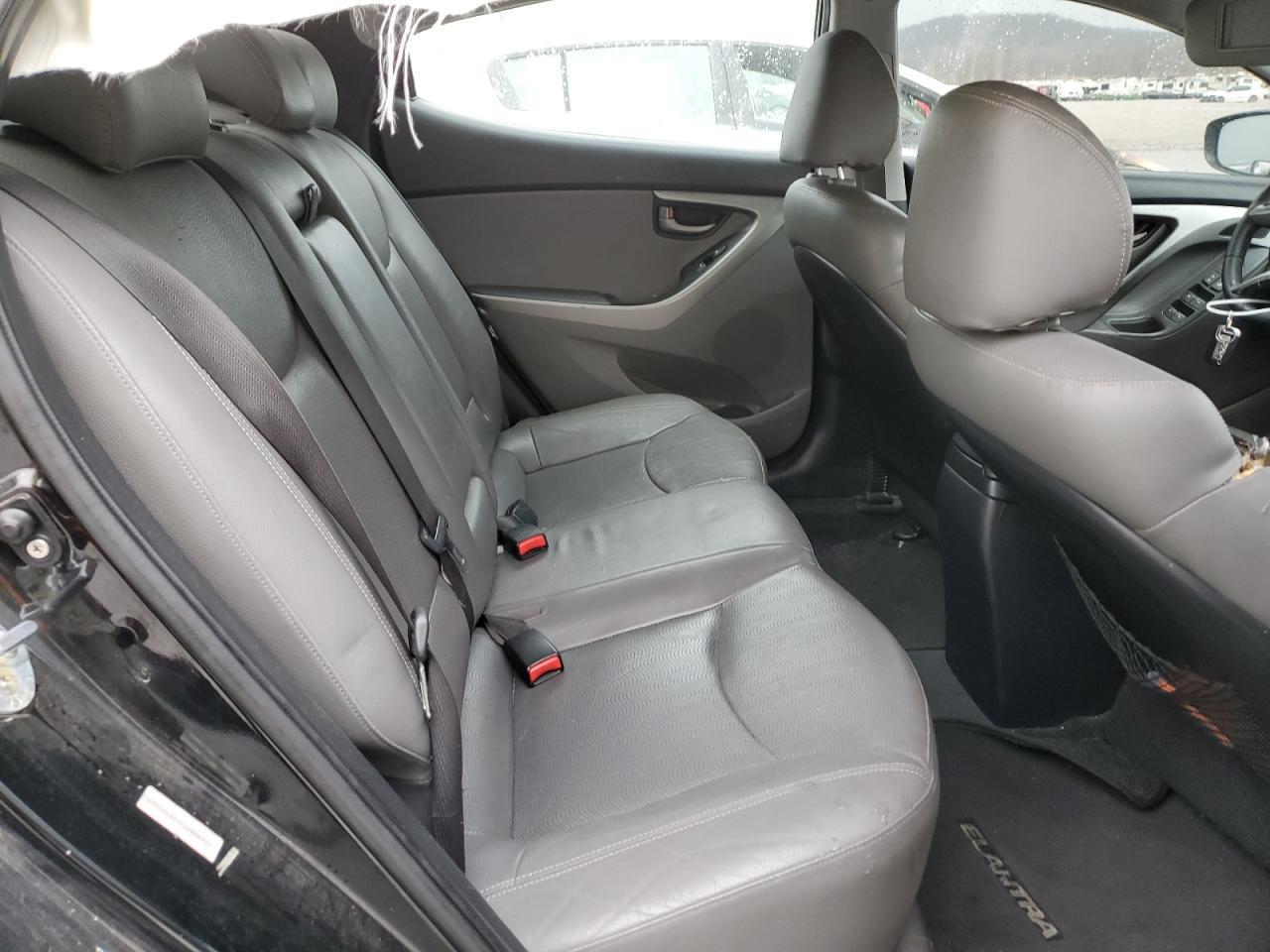 2012 Hyundai Elantra VIN KMHDH4AE7CU280410 Copart auction photo, side / front end damage thumbnail 10