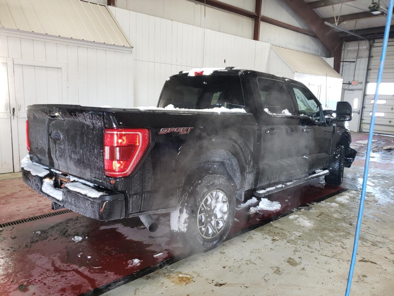 2022 Ford F-150 VIN 1FTFW1E89NKD49165 Copart auction photo, front end damage thumbnail 3