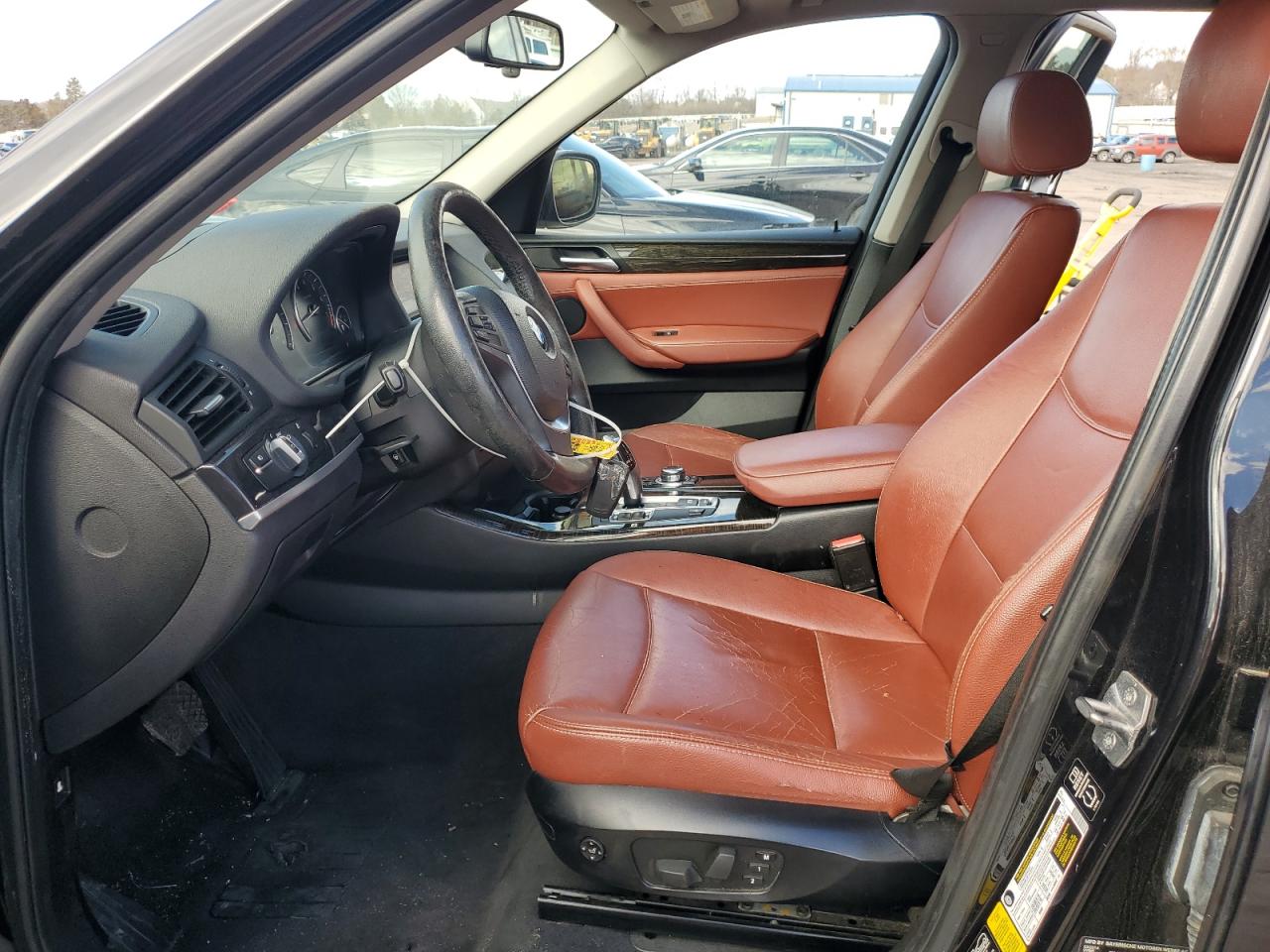 2014 BMW X3 VIN 5UXWX7C59E0E82983 Copart auction photo, front end / side damage thumbnail 7