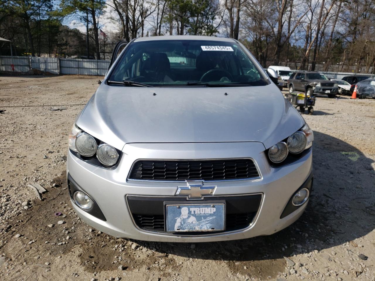 2014 Chevrolet Sonic VIN 1G1JC5SH1E4195966 Copart auction photo, side damage thumbnail 5
