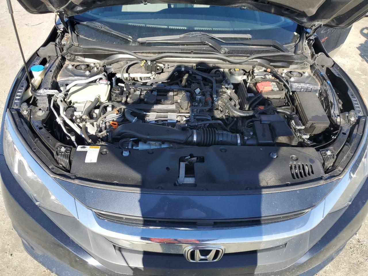 2018 Honda Civic VIN JHMFC1F38JX004538 Copart auction photo, rear end / side damage thumbnail 11