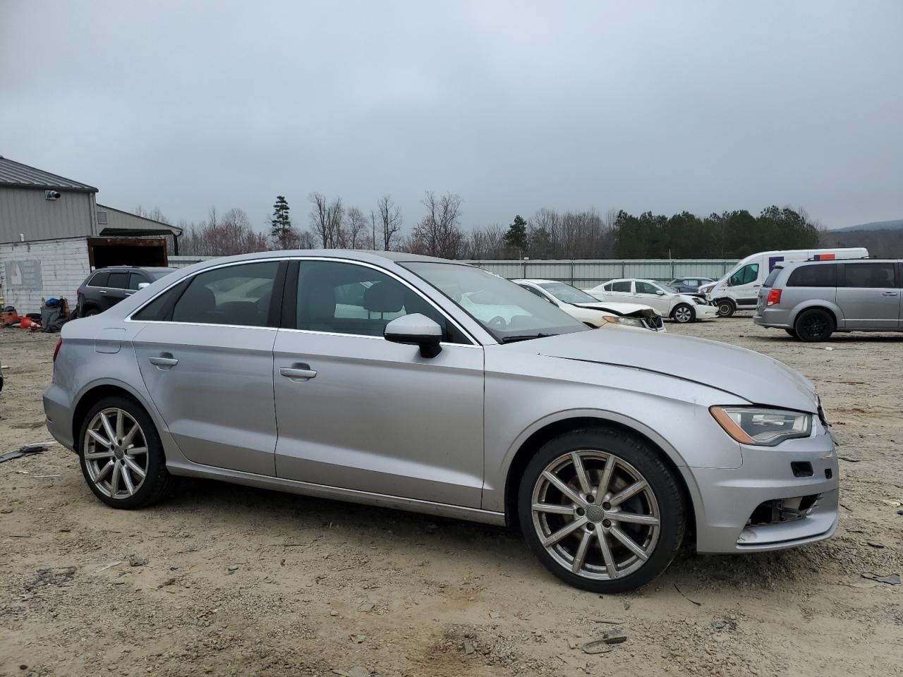 2015 Audi A3 VIN WAUACGFF8F1138580 Copart auction photo, front end / rear end damage thumbnail 4