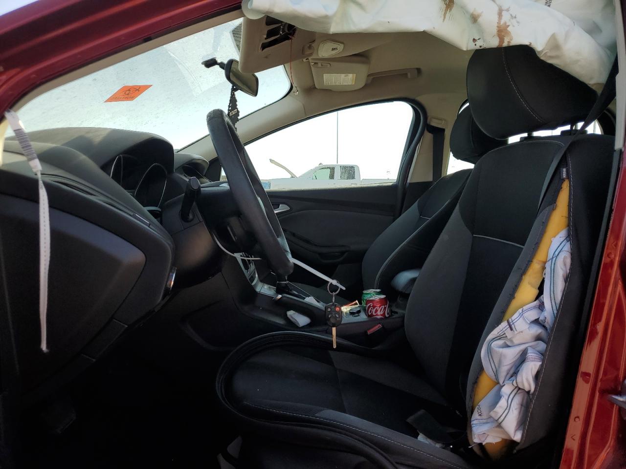 2014 Ford Focus VIN 1FADP3F21EL441154 Copart auction photo, side / rear end damage thumbnail 7