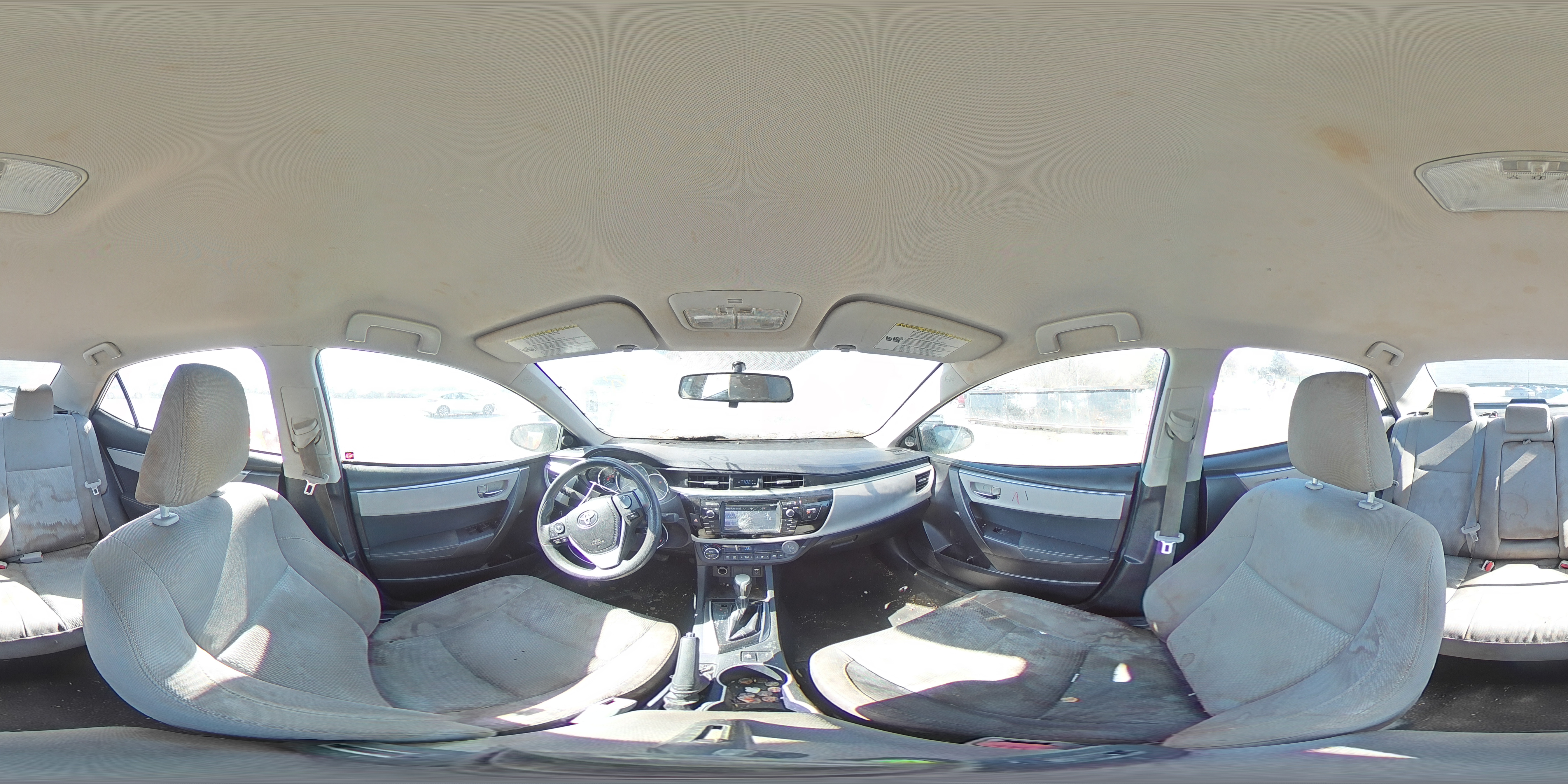 2016 Toyota Corolla VIN 2T1BURHE3GC594455 Copart auction photo, front end / rear end damage thumbnail 13