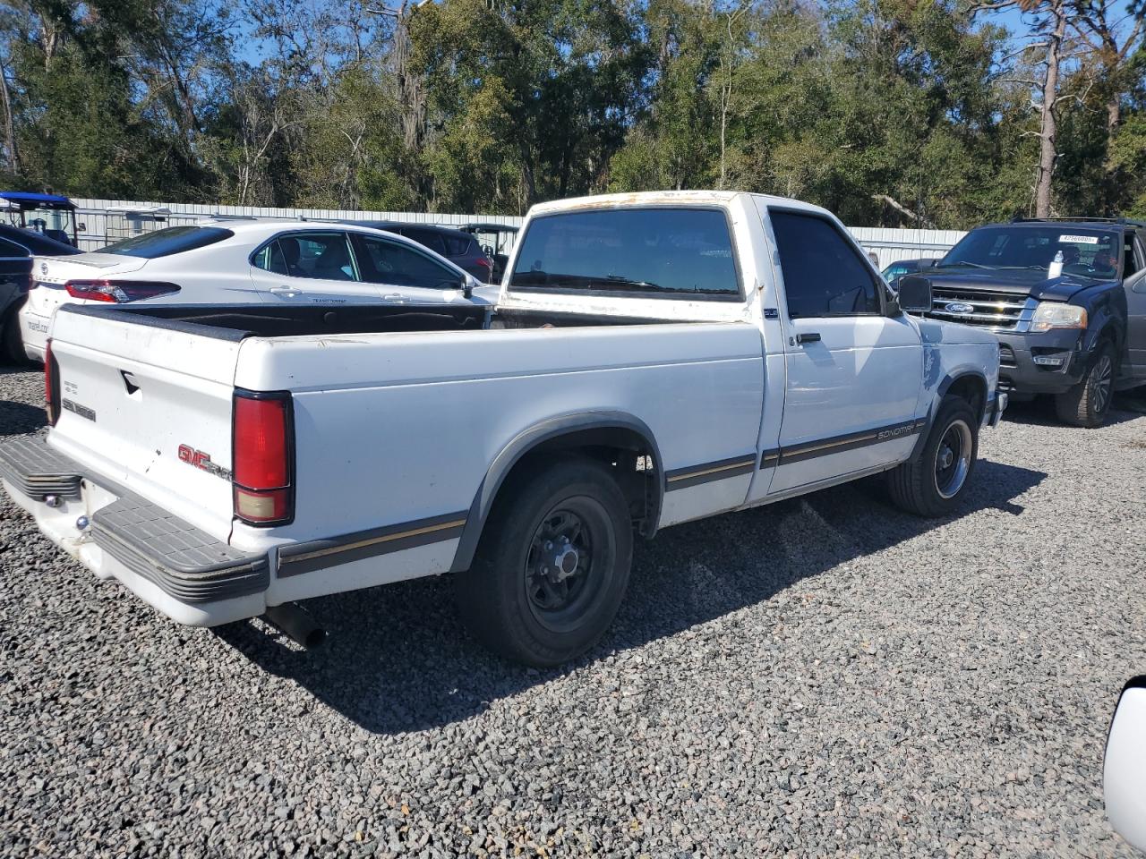 1993 GMC Sonoma VIN 1GTCS14R2P8516409 Copart auction photo, side / rear end damage thumbnail 3