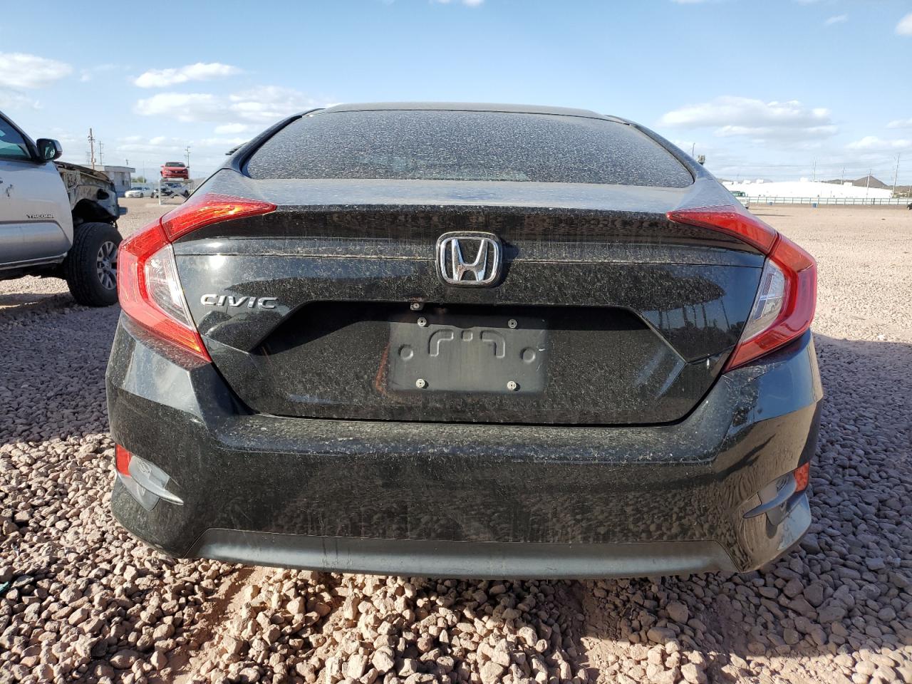 2017 Honda Civic VIN 2HGFC2F51HH529417 Copart auction photo, side / rear end damage thumbnail 6