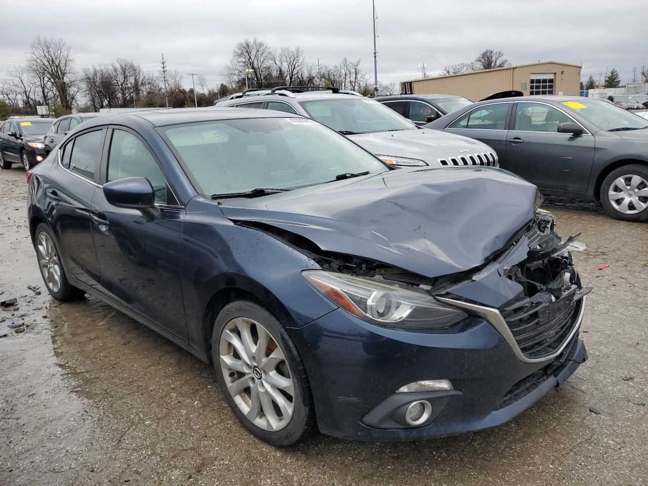 2015 Mazda 3 VIN JM1BM1W39F1236511 Copart auction photo, front end damage thumbnail 4