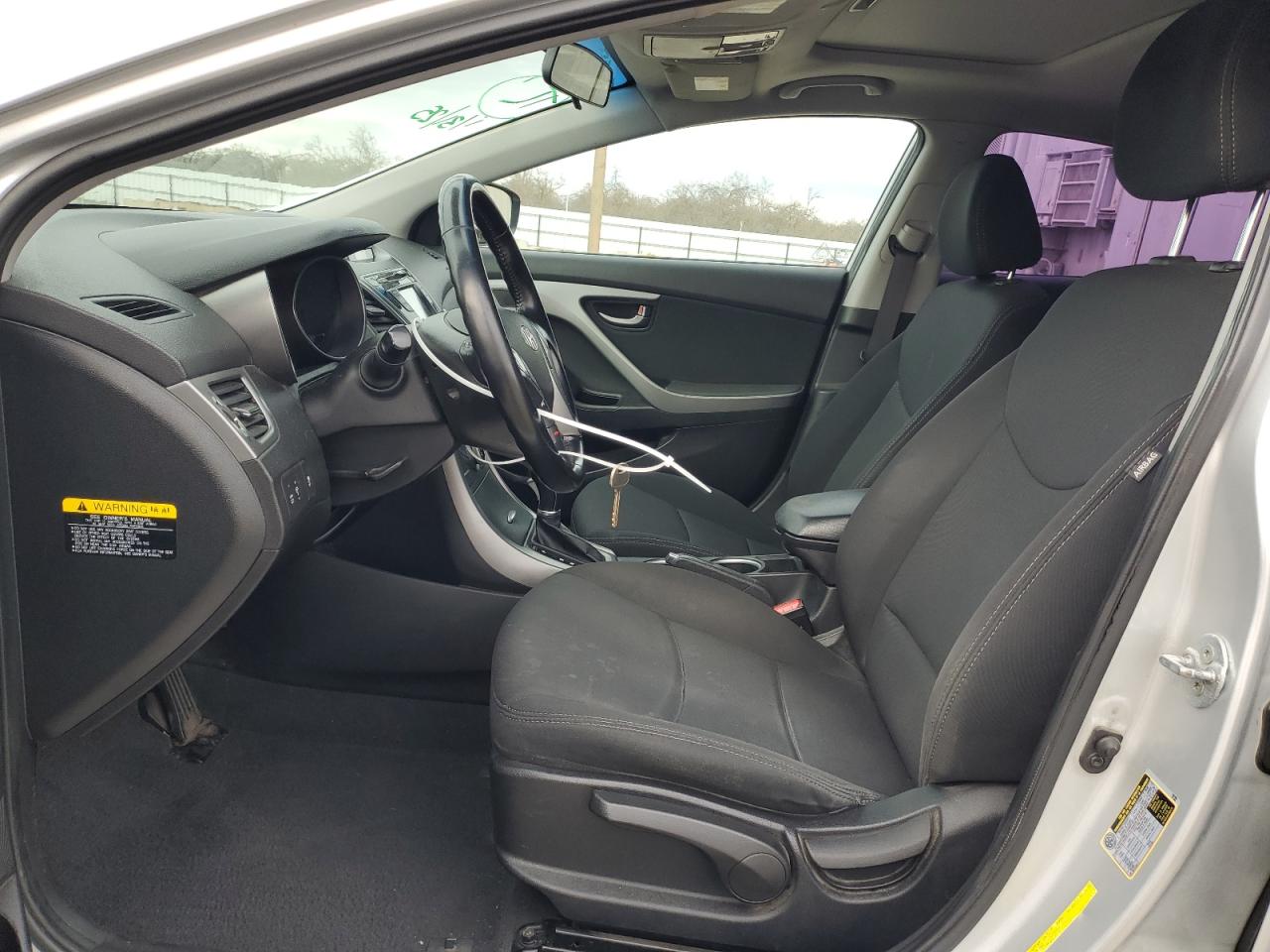 2015 Hyundai Elantra VIN 5NPDH4AE3FH548551 Copart auction photo, side damage thumbnail 7