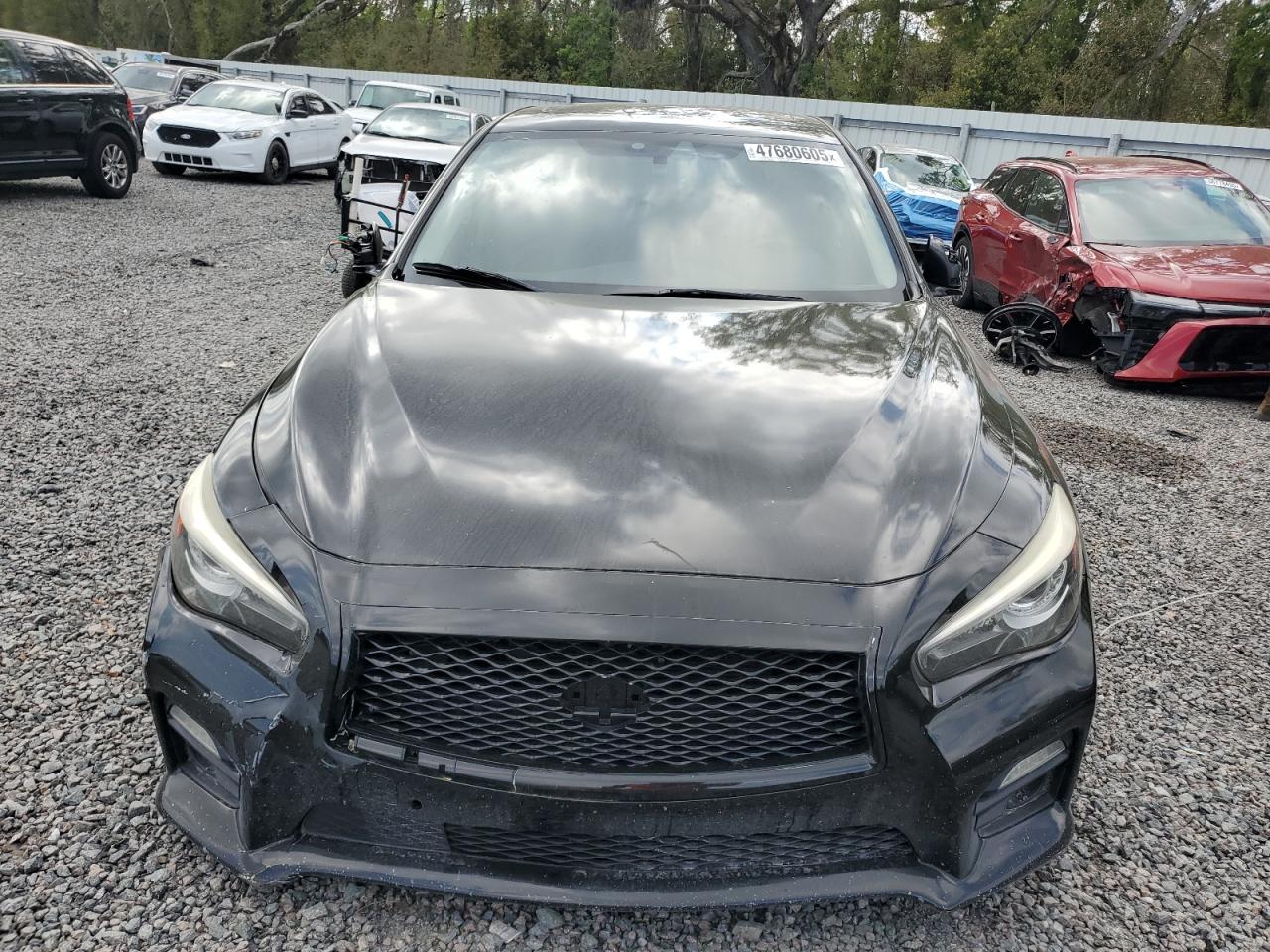 2016 Infiniti Q50 VIN JN1FV7AR8GM451748 Copart auction photo, undercarriage / side damage thumbnail 5