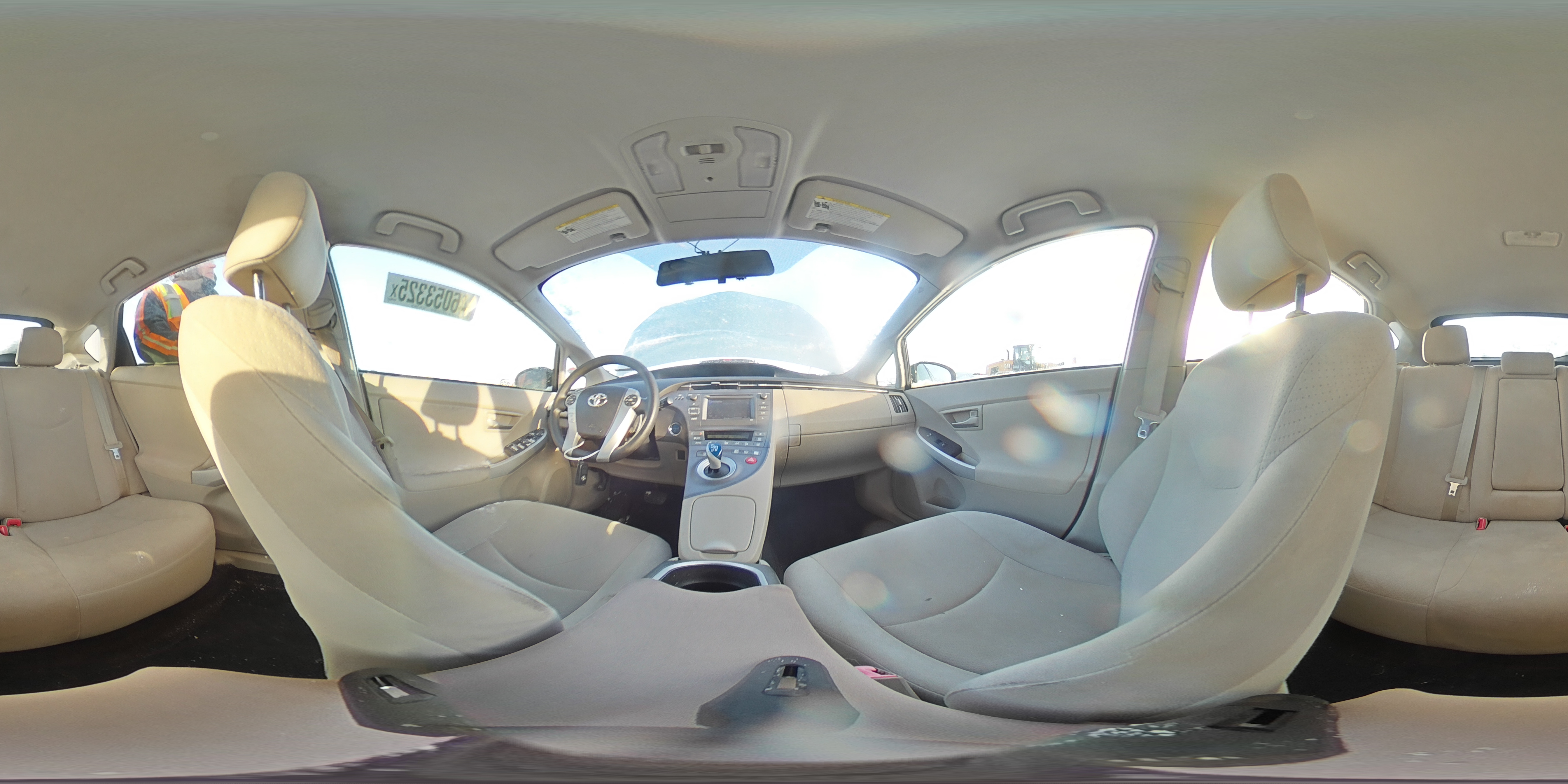 2012 Toyota Prius VIN JTDKN3DU9C5461066 Copart auction photo, front end damage thumbnail 13