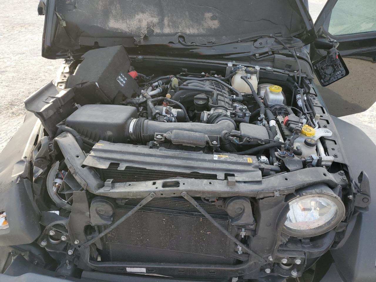 2021 Jeep Wrangler VIN 1C4HJXDG2MW831728 Copart auction photo, all over damage thumbnail 11