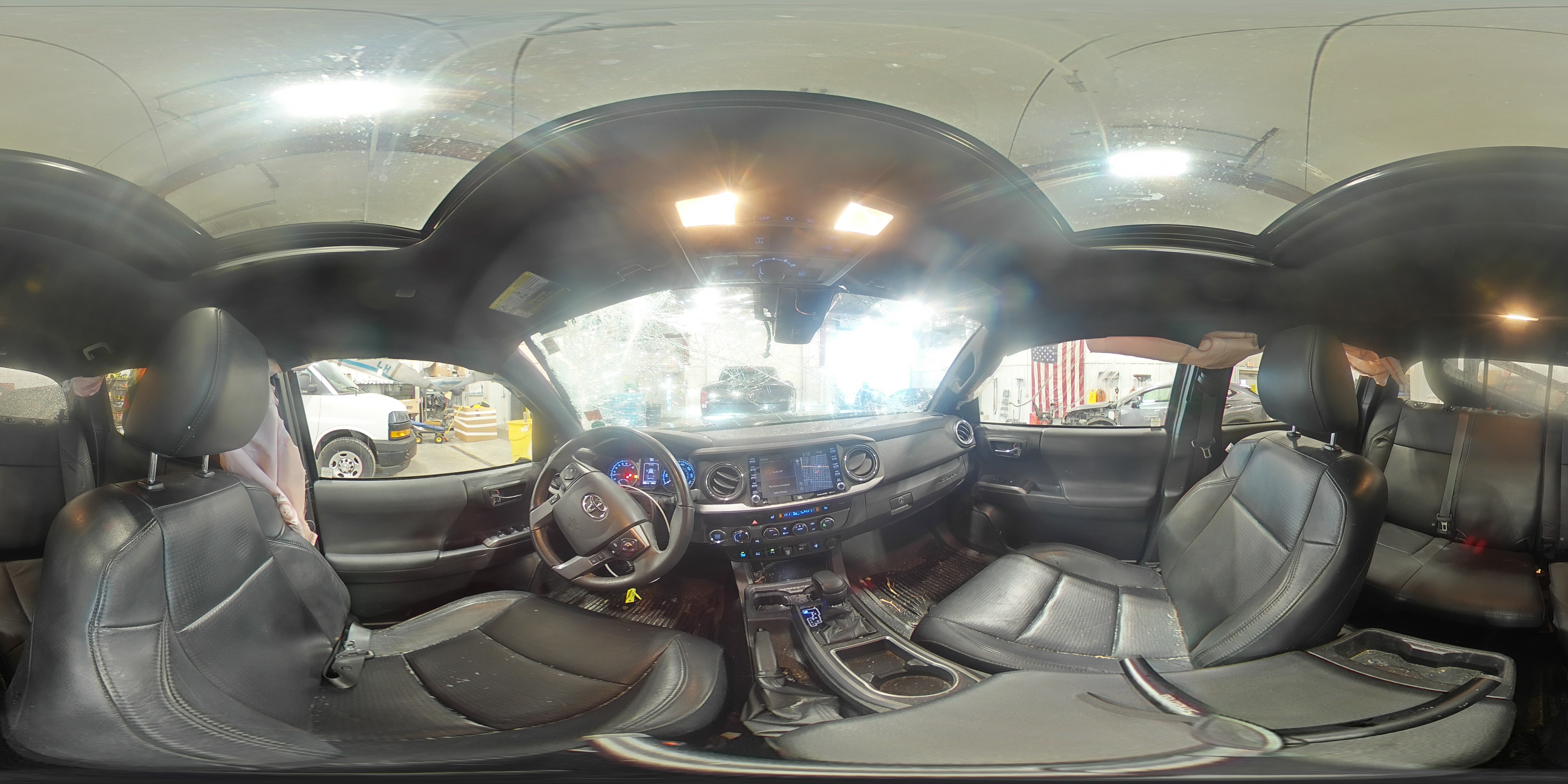 2022 Toyota Tacoma VIN 3TMDZ5BN4NM125570 Copart auction photo, all over damage thumbnail 12