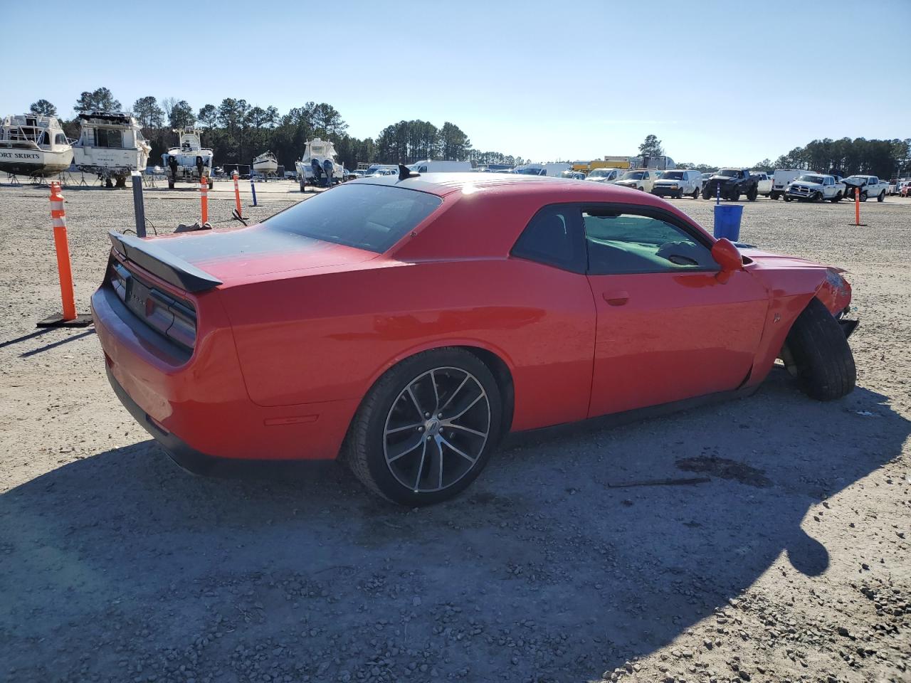 2018 Dodge Challenger VIN 2C3CDZFJ3JH172272 Copart auction photo, front end damage thumbnail 3