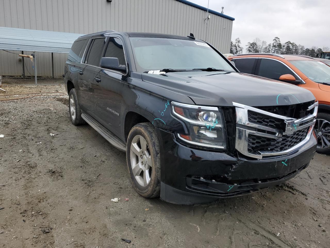 2015 Chevrolet Suburban VIN 1GNSCJKC6FR640982 Copart auction photo, front end damage thumbnail 4