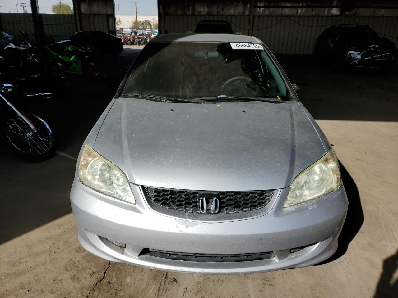 2005 Honda Civic VIN 1HGEM22575L078538 Copart auction photo, side / rear end damage thumbnail 5