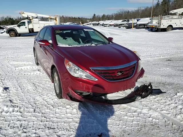 2014 Hyundai Sonata VIN 5NPEB4AC8EH861663 Copart auction photo, front end / undercarriage damage thumbnail 11