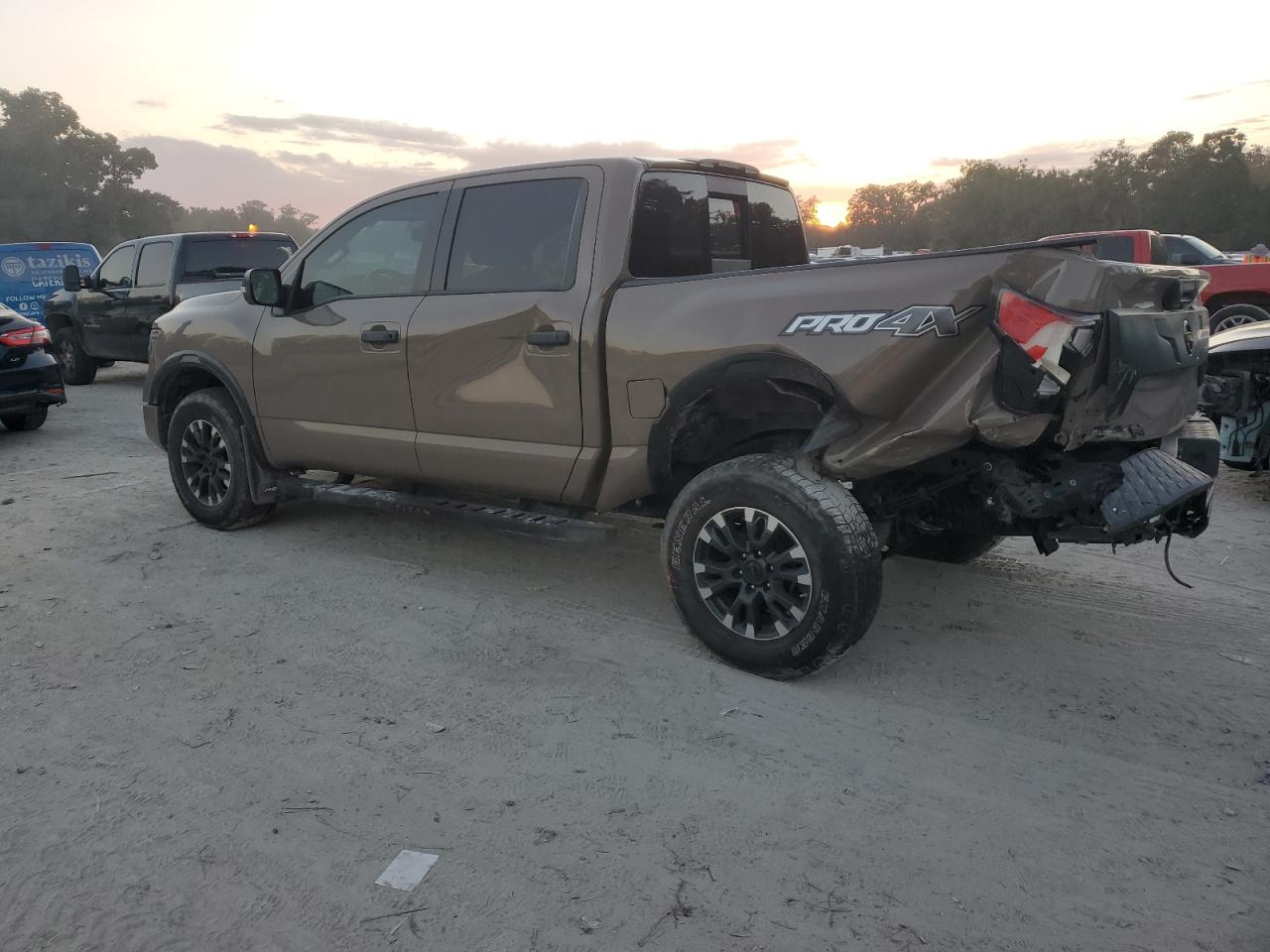 2021 Nissan Titan VIN 1N6AA1ED2MN528423 Copart auction photo, rear end damage thumbnail 2