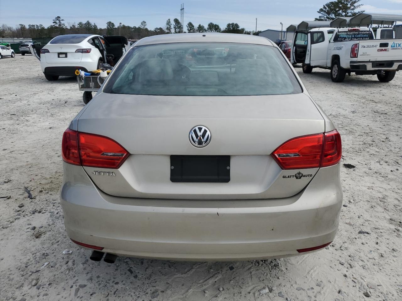 2014 Volkswagen Jetta VIN 3VW2K7AJ4EM223663 Copart auction photo, front end damage thumbnail 6