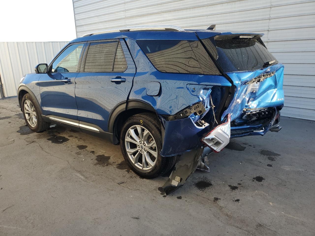2023 Ford Explorer VIN 1FMSK8FH4PGA86554 Copart auction photo, rear end / side damage thumbnail 2