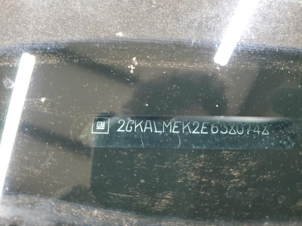 2014 GMC Terrain VIN 2GKALMEK2E6380748 Copart auction photo, front end / side damage thumbnail 14
