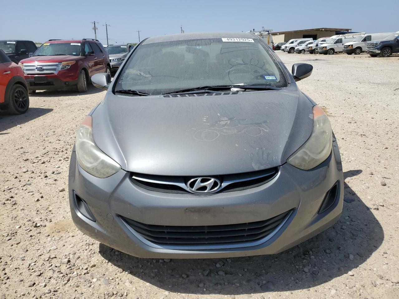 2013 Hyundai Elantra VIN 5NPDH4AE4DH157129 Copart auction photo, mechanical damage thumbnail 5