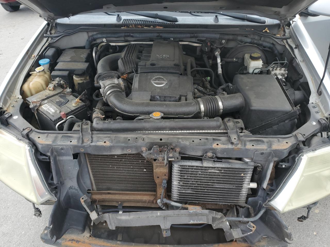 2010 Nissan Pathfinder VIN 5N1AR1NBXAC607156 Copart auction photo, biohazard/chemical / front end damage thumbnail 13