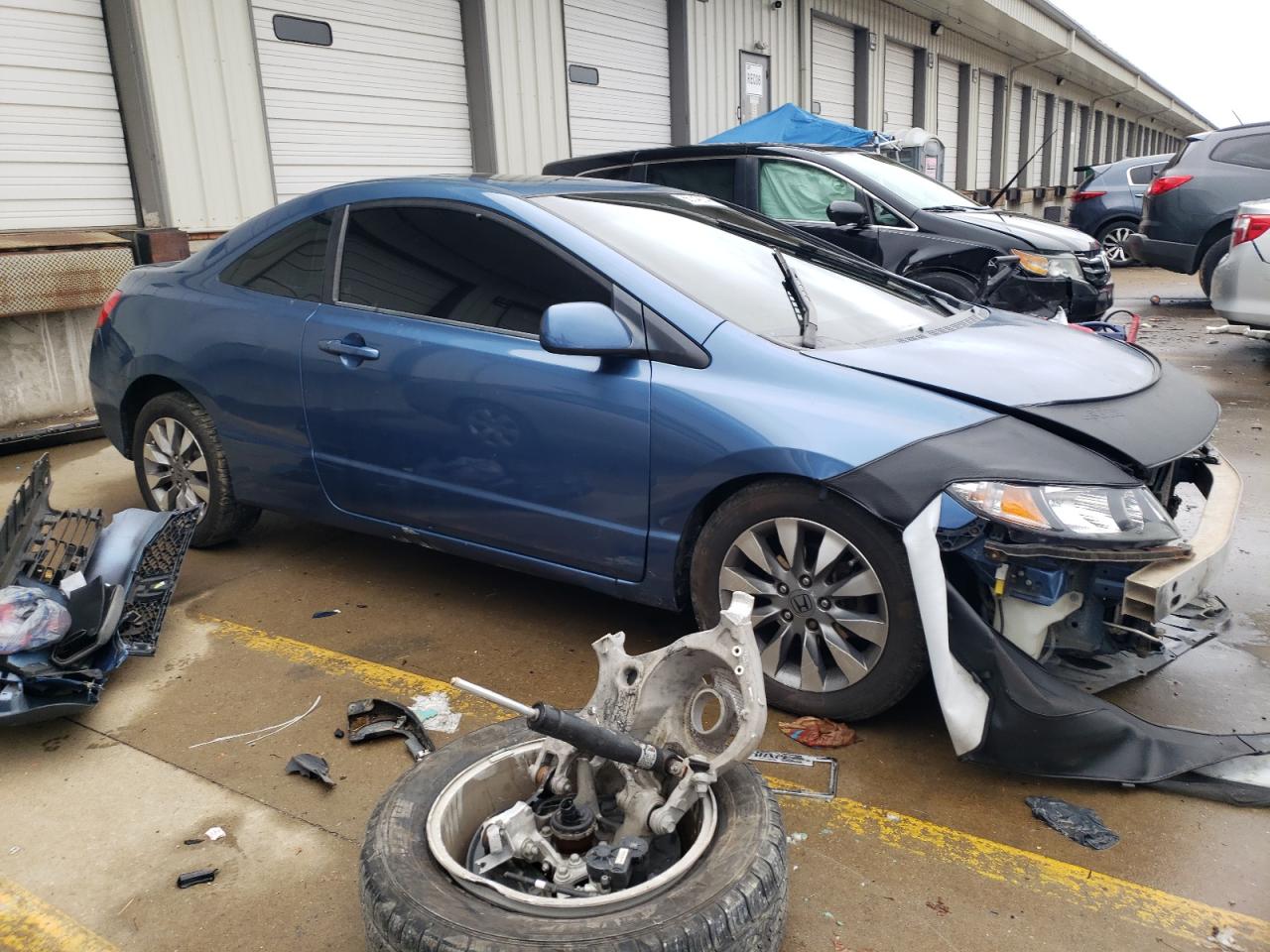 2009 Honda Civic VIN 2HGFG128X9H519579 Copart auction photo, all over damage thumbnail 4