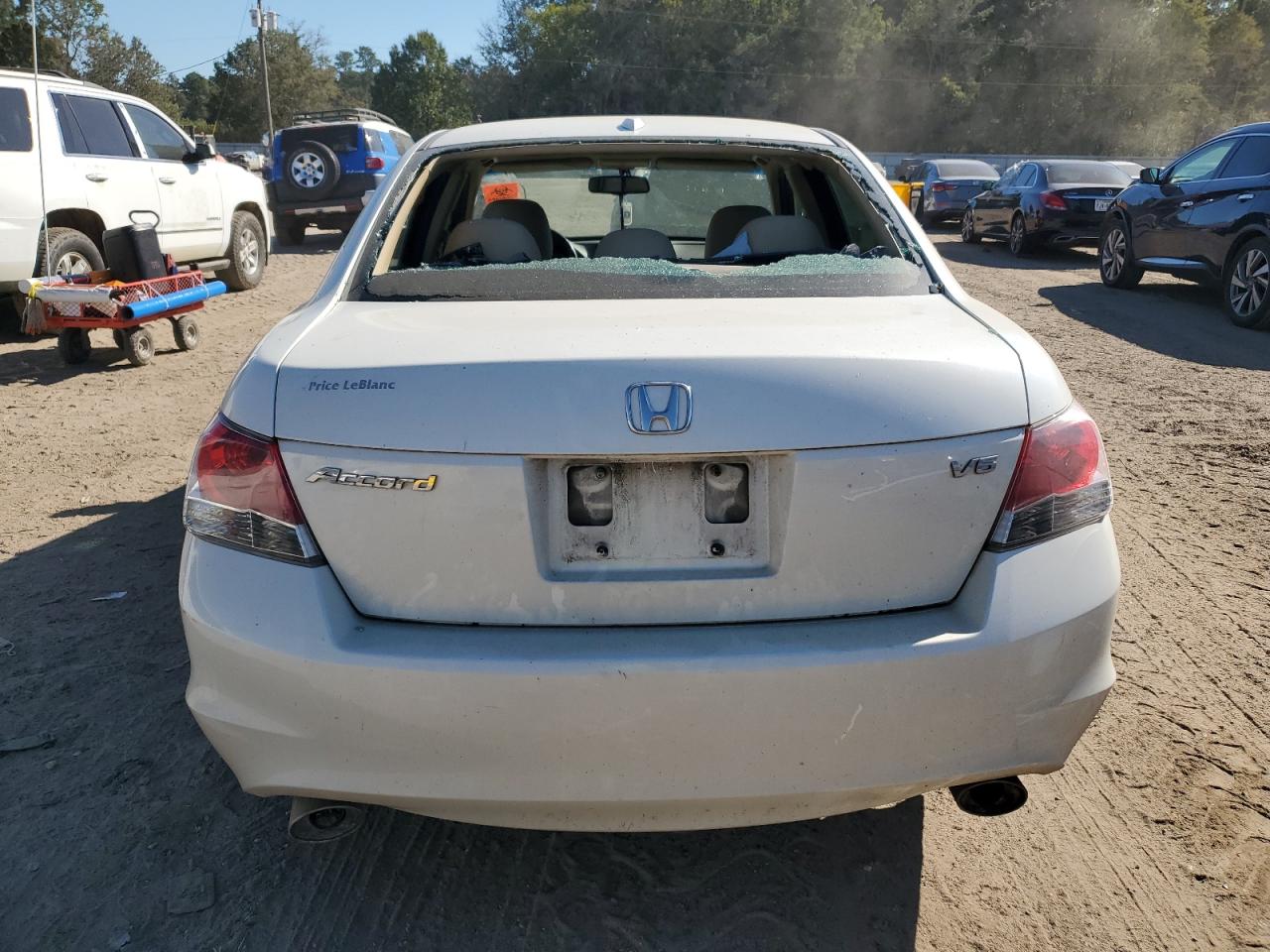 2010 Honda Accord VIN 1HGCP3F88AA024065 Copart auction photo, top/roof damage thumbnail 6
