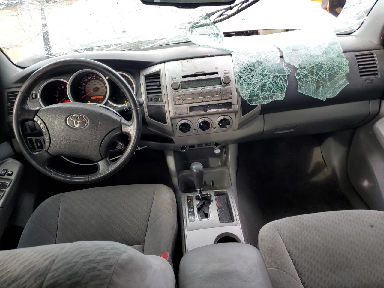 2010 Toyota Tacoma VIN 3TMJU4GN2AM105249 Copart auction photo, rollover damage thumbnail 8