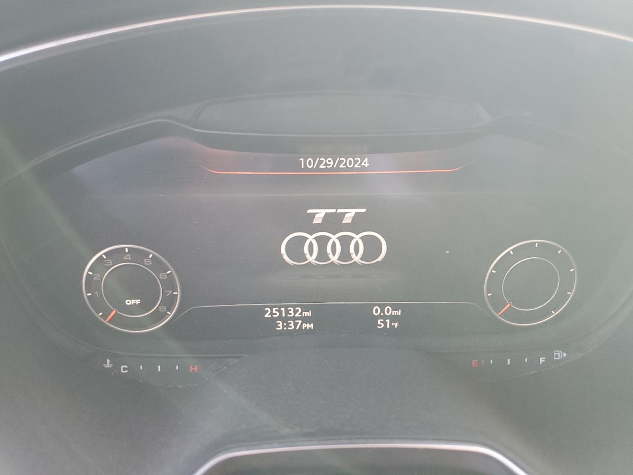 2017 Audi TT VIN TRUT5CFV5H1012174 Copart auction photo, front end / mechanical damage thumbnail 9