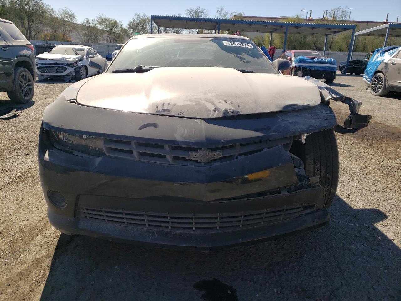 2014 Chevrolet Camaro VIN 2G1FA1E30E9157730 Copart auction photo, front end damage thumbnail 5