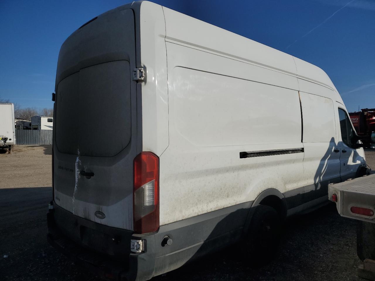 2015 Ford Transit VIN 1FTSW3XG2FKA03491 Copart auction photo, front end / side damage thumbnail 3