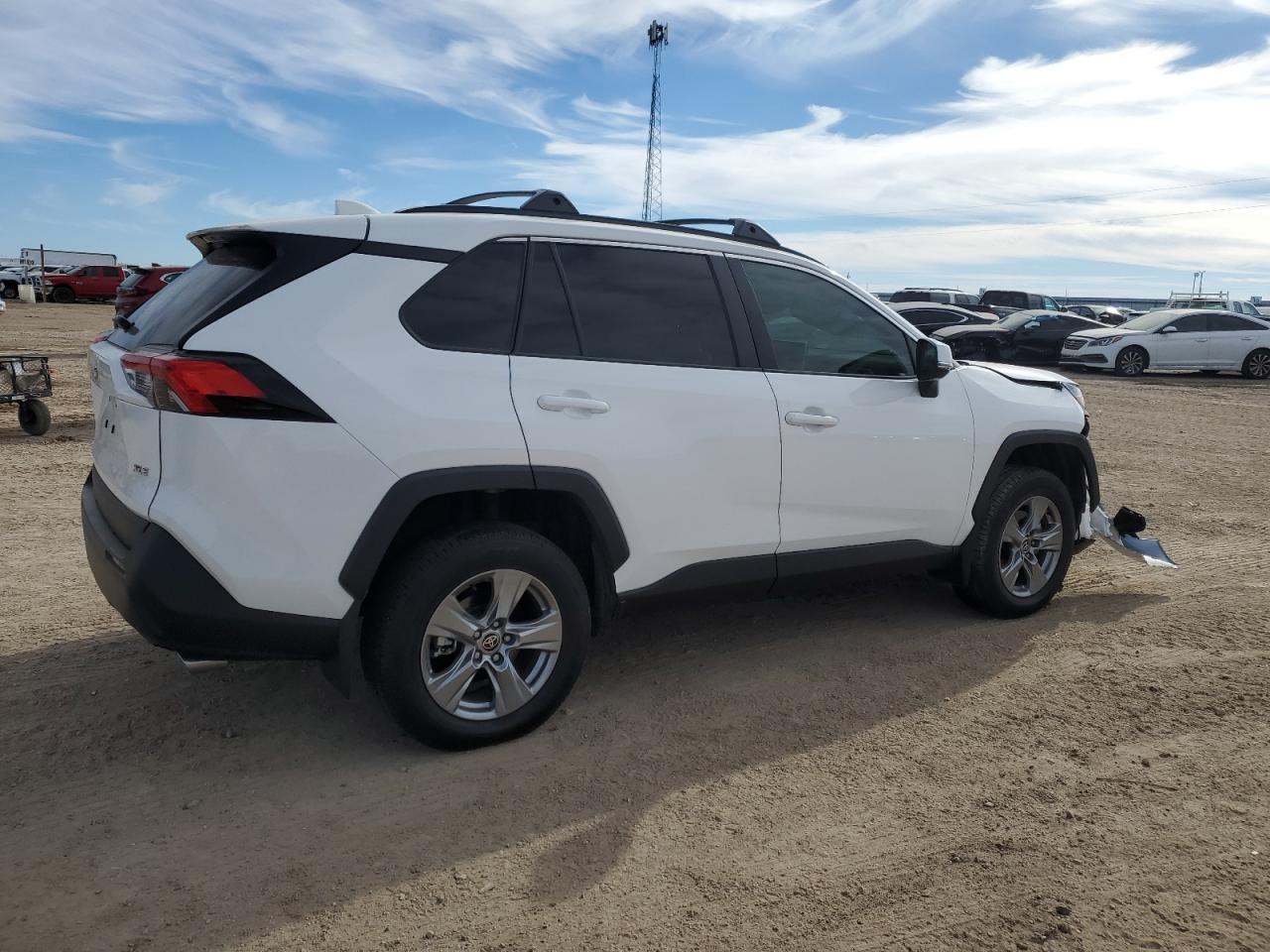 2023 Toyota RAV 4 VIN 2T3W1RFV5PC245219 Copart auction photo, front end damage thumbnail 3