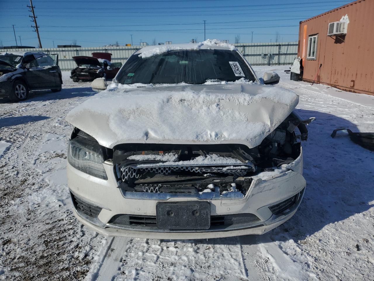 2019 Lincoln MKZ VIN 3LN6L5F96KR606972 Copart auction photo, front end damage thumbnail 5