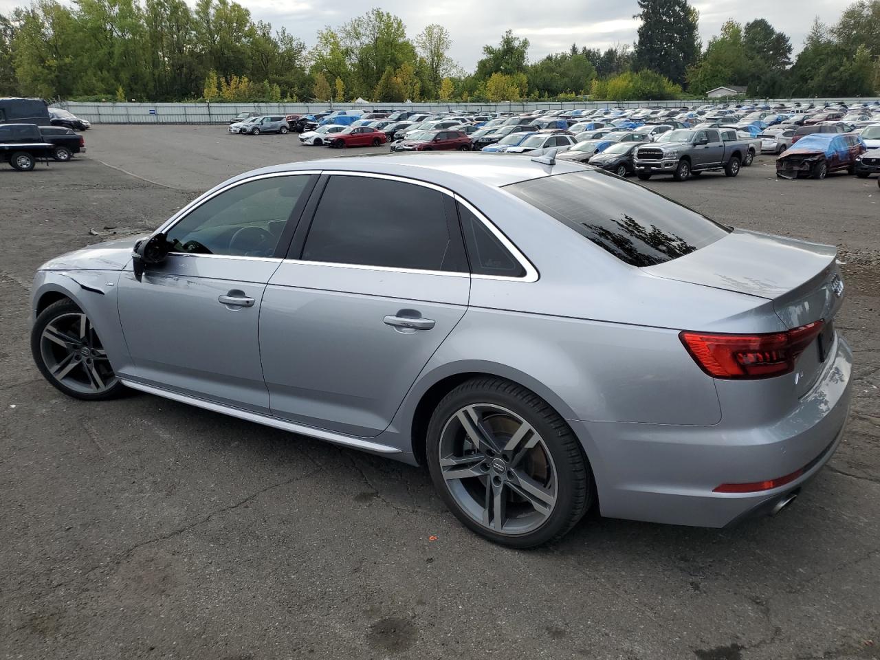 2017 Audi A4 VIN WAUFNAF42HN050101 Copart auction photo, front end / side damage thumbnail 2
