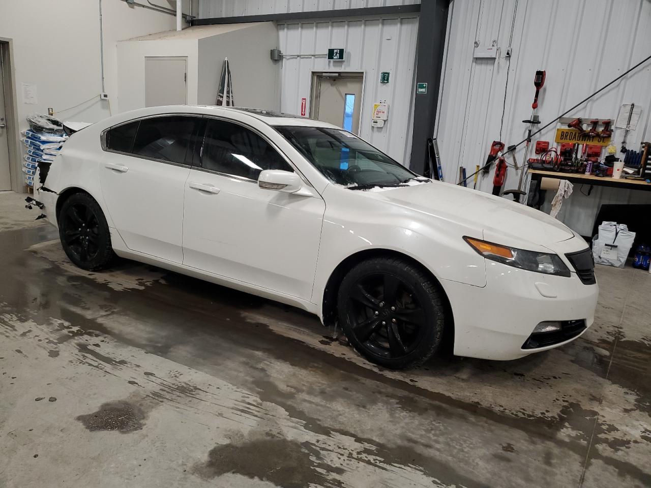 2013 Acura TL VIN 19UUA9F29DA800261 Copart auction photo, rear end / front end damage thumbnail 4