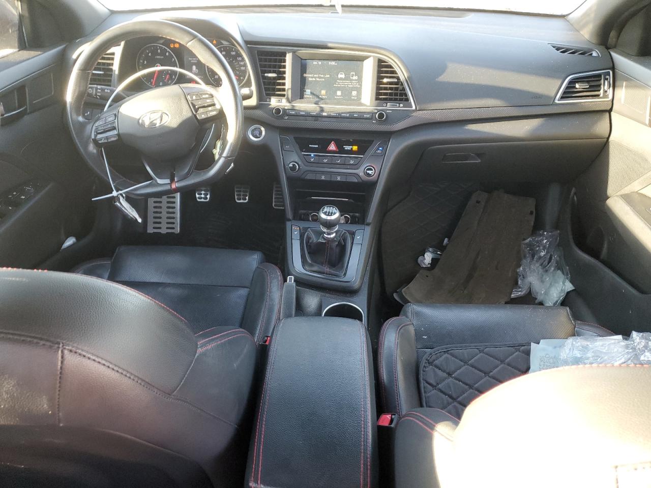 2018 Hyundai Elantra VIN KMHD04LB2JU597177 Copart auction photo, front end damage thumbnail 8