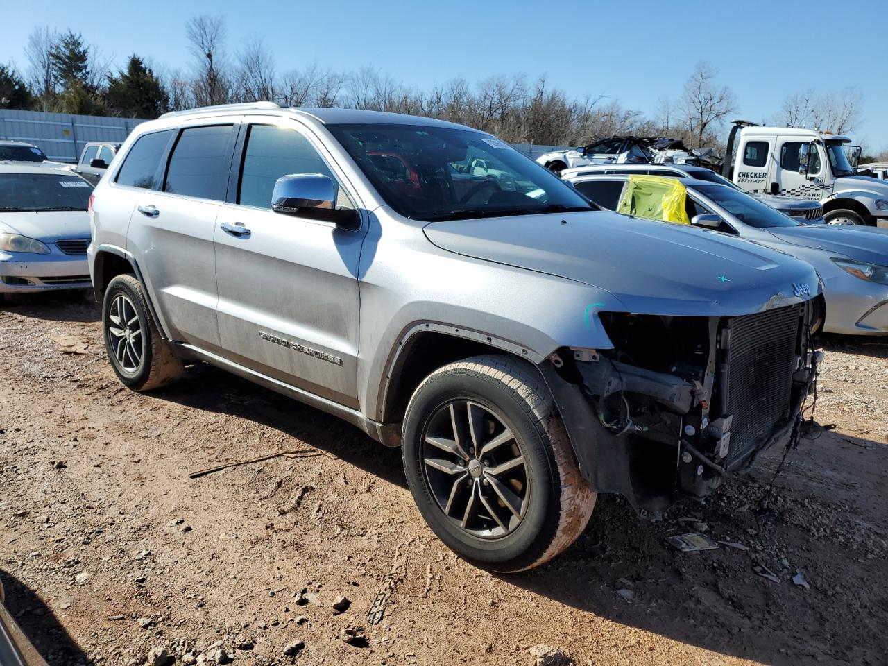 2017 Jeep Grand Cherokee VIN 1C4RJFBG3HC738953 Copart auction photo, front end / minor dent/scratches damage thumbnail 4