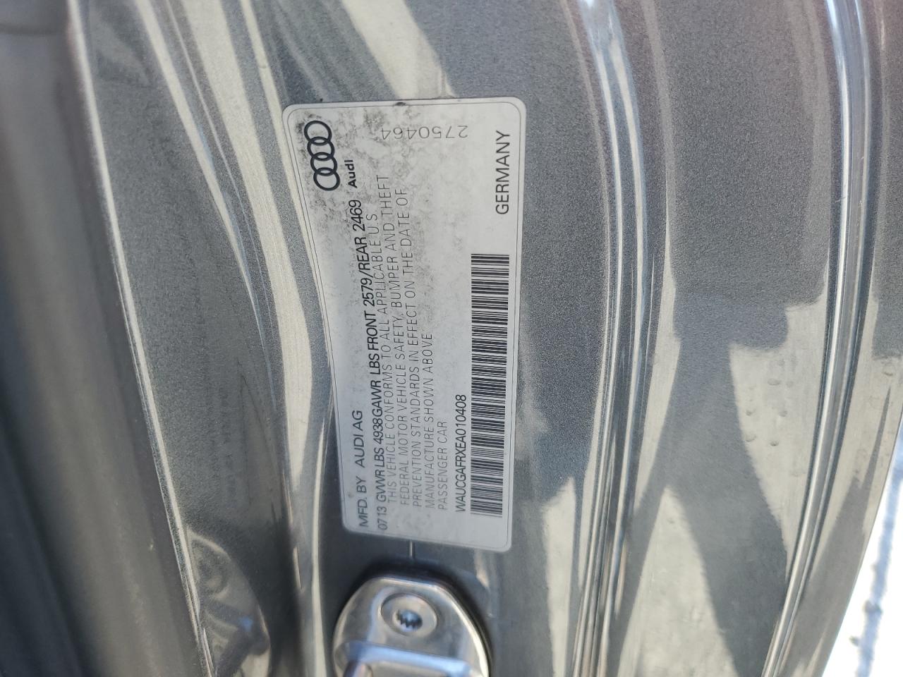 2014 Audi RS5 VIN WAUCGAFRXEA010408 Copart auction photo, front end damage thumbnail 12