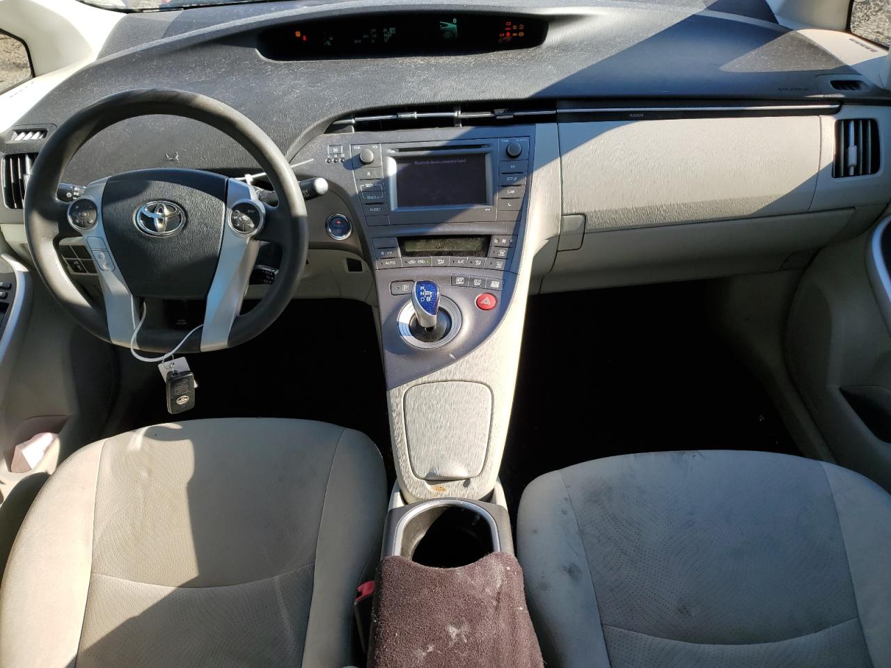 2012 Toyota Prius VIN JTDKN3DU9C1607294 Copart auction photo, rear end / side damage thumbnail 8