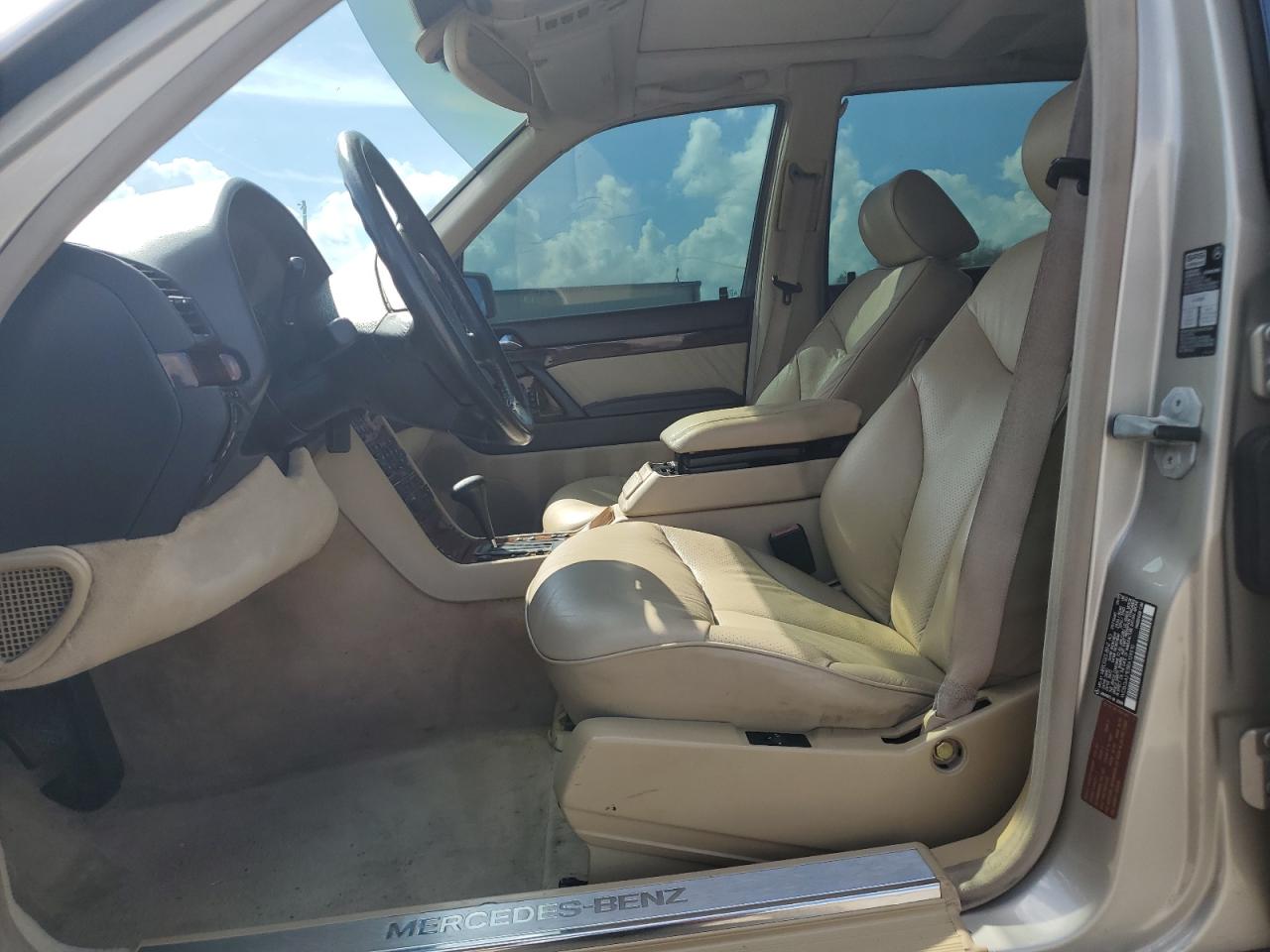 1994 Mercedes-Benz S-klasse VIN WDBGA51E3RA159510 Copart auction photo, minor dent/scratches damage thumbnail 7