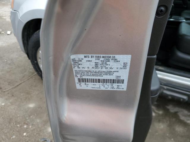 2009 Ford Escape VIN 1FMCU04G39KB47502 Copart auction photo, front end / minor dent/scratches damage thumbnail 12