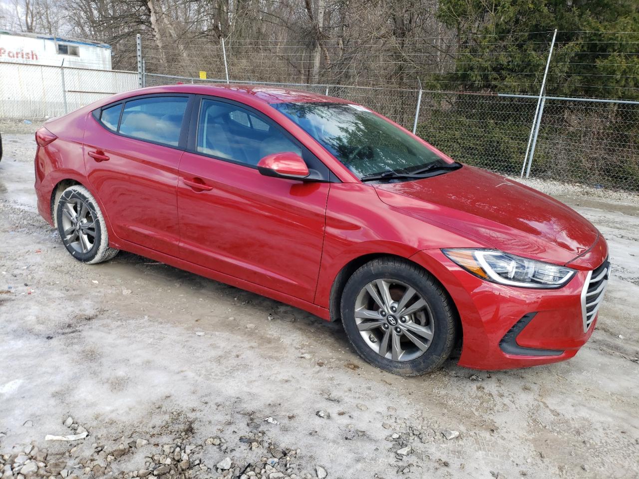 2017 Hyundai Elantra VIN 5NPD84LF9HH174276 Copart auction photo, front end / mechanical damage thumbnail 4