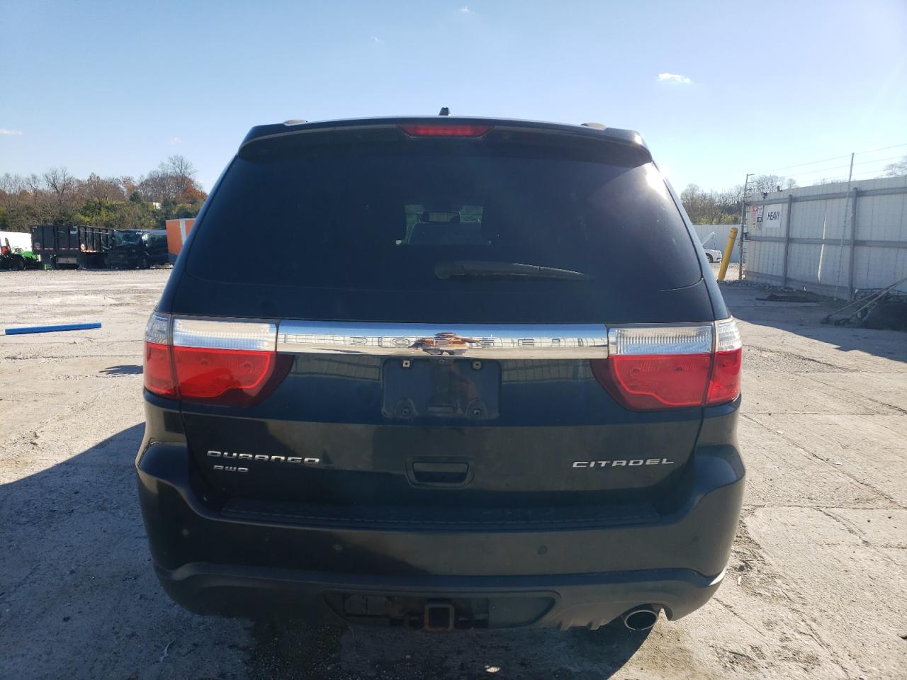 2012 Dodge Durango VIN 1C4RDJEG7CC151878 Copart auction photo, front end / minor dent/scratches damage thumbnail 6