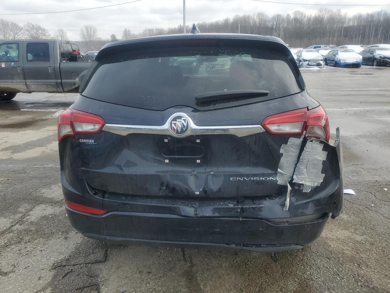 2020 Buick Envision VIN LRBFXBSA7LD156183 Copart auction photo, front end / rear end damage thumbnail 6