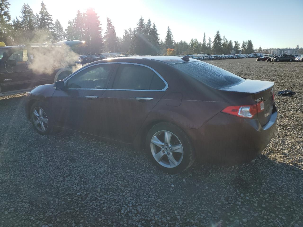 2010 Acura TSX VIN JH4CU2F68AC032377 Copart auction photo, front end / side damage thumbnail 2