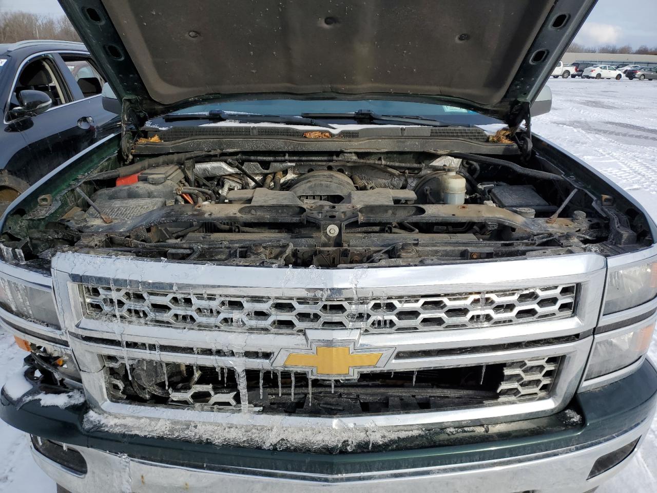 2014 Chevrolet Silverado VIN 1GCVKREC4EZ410326 Copart auction photo, front end damage thumbnail 11